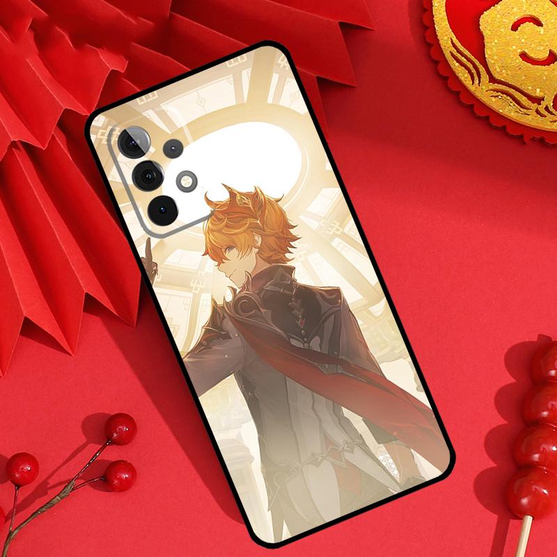 Чехол Genshin Impact Тарталья для Samsung Galaxy M21 M31 M35 M12 M13 M14 M15 M06 M16 M36 M56 M53 M32 M52 M55 M34 M54