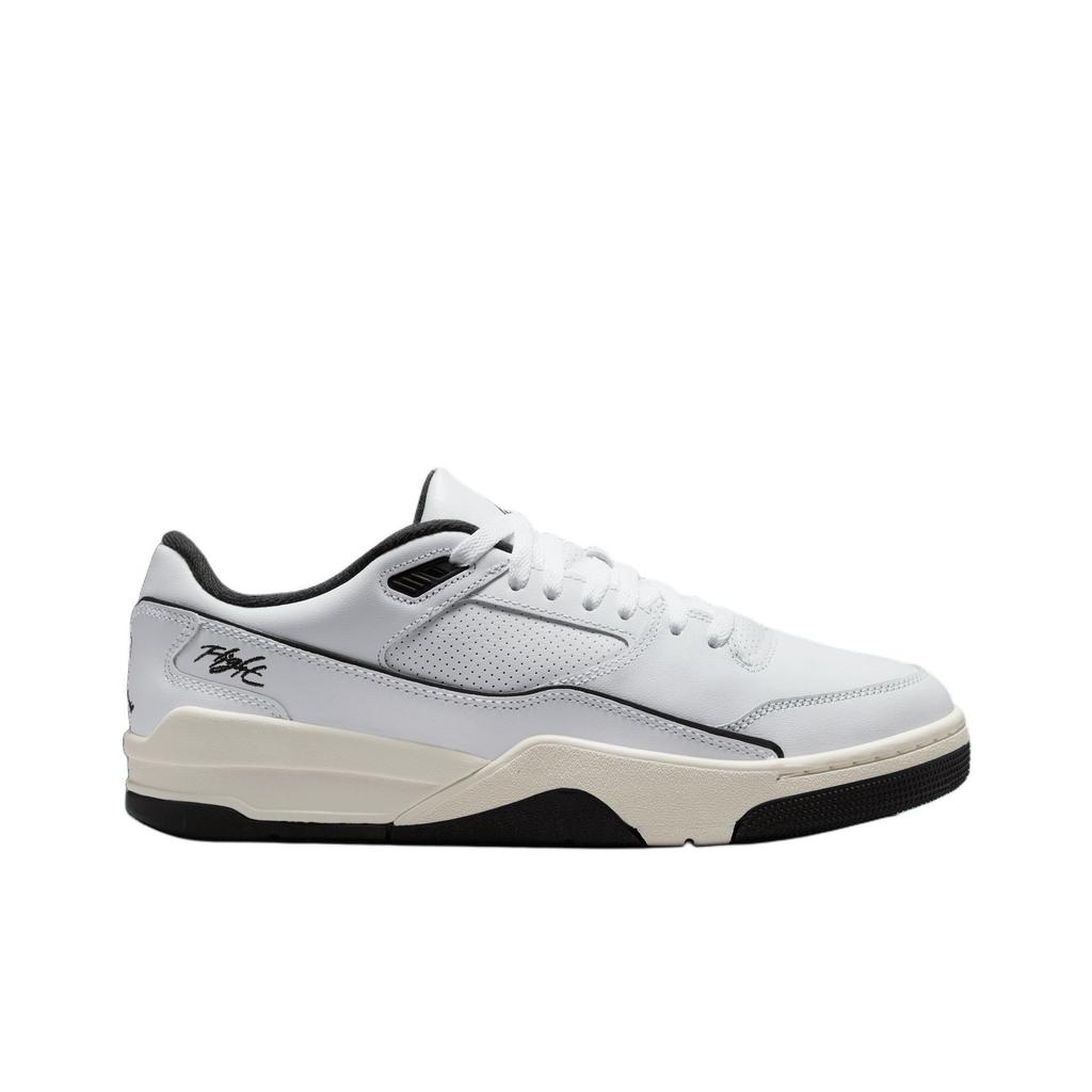 Air Jordan Flight Court Белые Черные Унисекс Кроссовки Парус HF3255-100