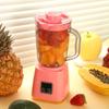 Portable Blender Fruit Juicer Cup 7.4V Personal Countertop Travel Mini Ice Crusher for