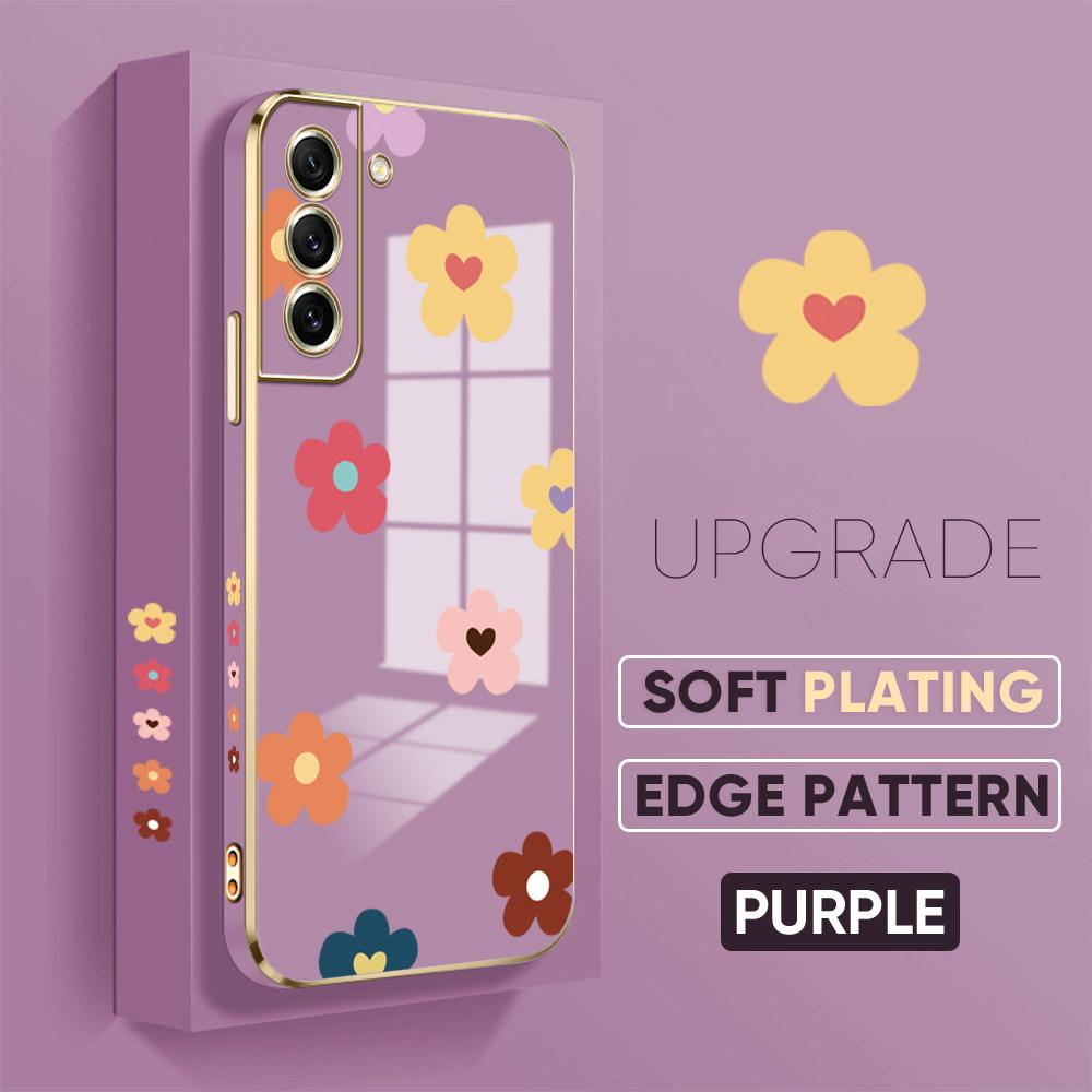 Красочные печатные узоры с квадратным краем корпуса с покрытием корпуса телефона Роскошное покрытие Мягкий чехол для телефона для iPhone Motorola Moto OnePlus Samsung