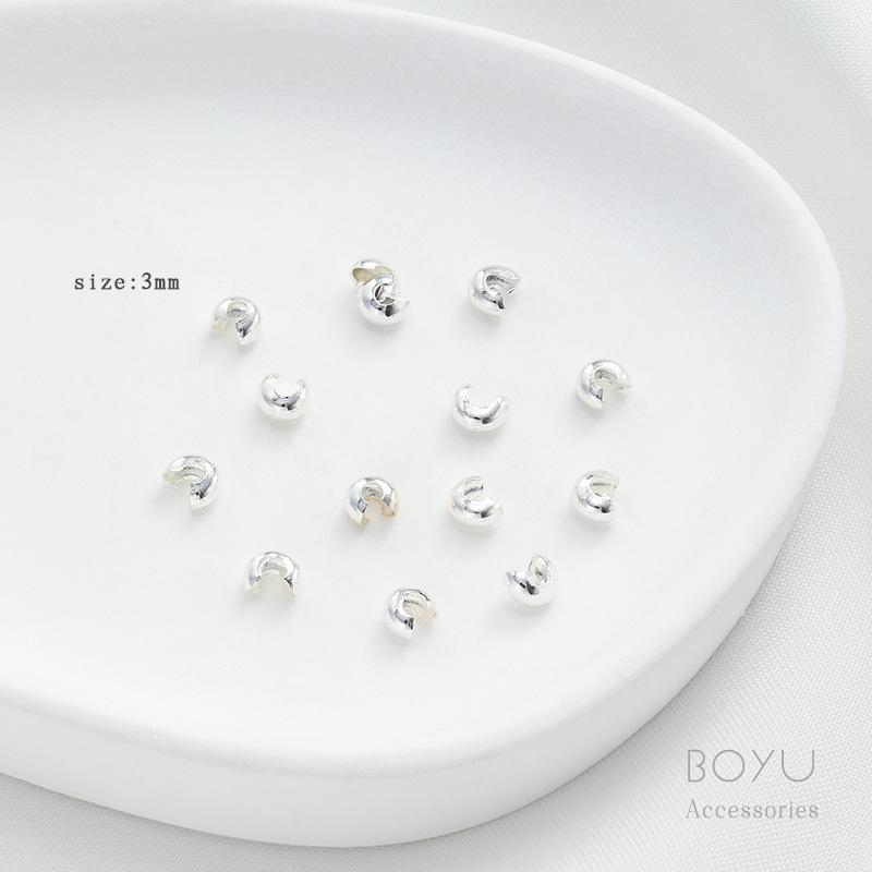 Застежка-зажим с позиционированием из 14-каратного золота для DIY жемчужного ожерелья - Защищающая цветная наконечник для бусин