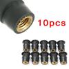 10PCS M5 Rubber Nuts Motorcycle Windscreen Bolts Screws Nut Fastener