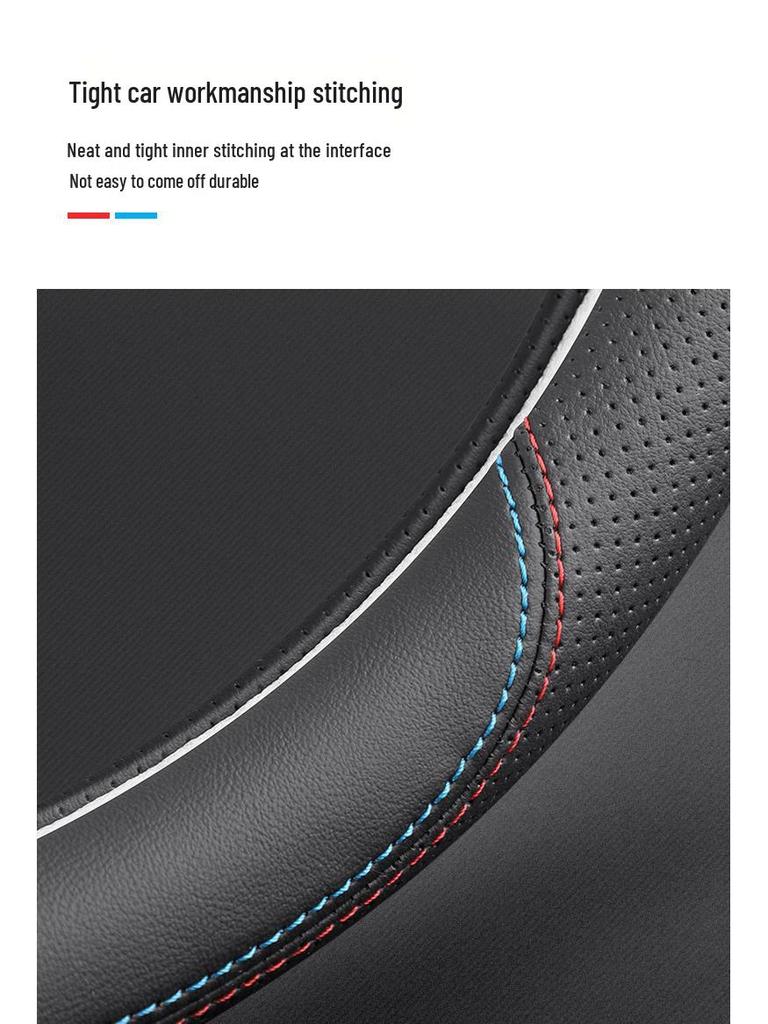 Натуральная кожаная оплетка руля для Changan UNIV, UNIK 2-го поколения, CS55 Plus и Yida - Аксессуар для тюнинга автомобиля