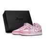 Air Jordan 1 Винтажные Баскетбольные Кроссовки Женские Средние Белые DQ8423-616(Team80-S-BOX)