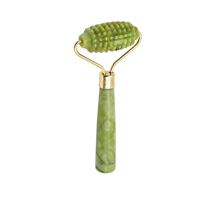 Xiuyu Roller Gua Sha Gouache Scraper Roller Massager Facial Anti Aging Natural Jade Stone Face Lifting Facial Skin Care Tools