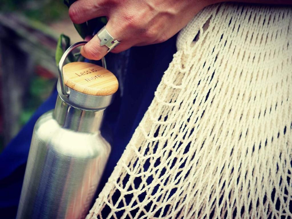 ORGANIC LIVING Длинная бутылка из нержавеющей стали объемом 500 мл с вакуумной двойной структурой, длительное сохранение тепла [mana.]