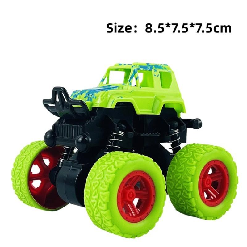 Детский инерционный внедорожник 4WD Яркие цвета Опрокидывание при столкновении на 360 ° Моделирование ударопрочности Высокая способность к восхождению Игрушки для мальчиков Бусина
