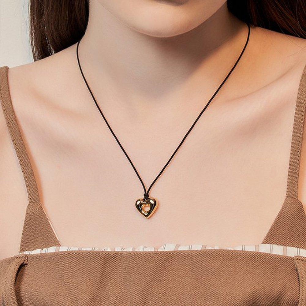 [Hei] Jelly Heart Necklace