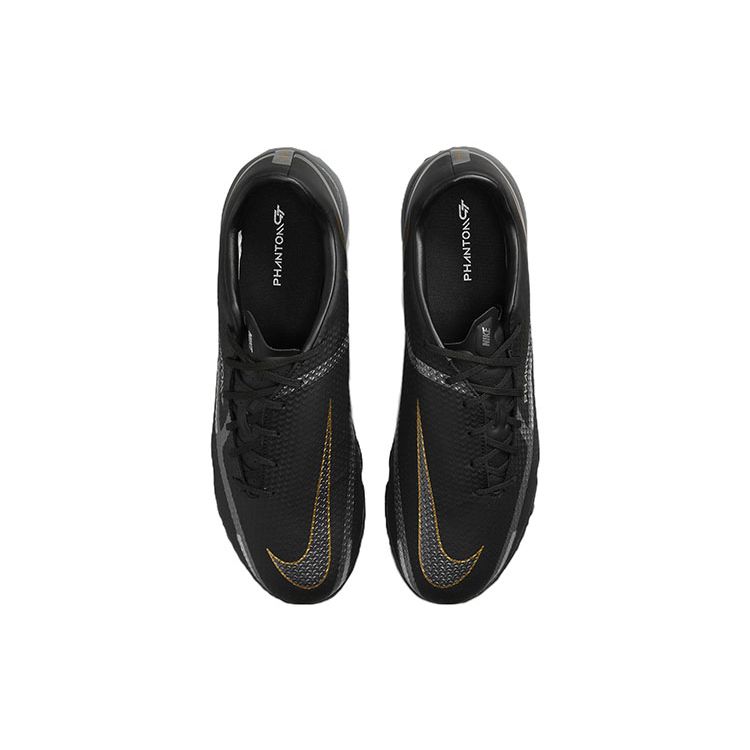 Nike Phantom GT 2 Academy Круглый носок Шнуровка TF (Резиновые шипы) Жесткий грунт Искусственная трава Нескользящие Прочные Поддерживающие Футбольные бутсы DC0803-008