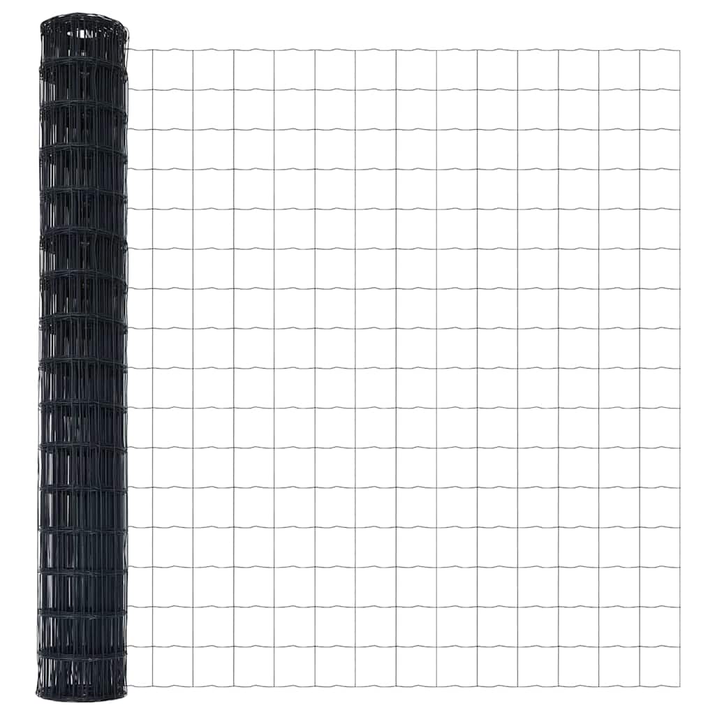 Euro Fence Gray 1.6 x 10 m PVC Coated Iron