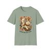 Unisex Softstyle T-Shirt Long-Haired Cat Forest Squirrel Funny Autumn