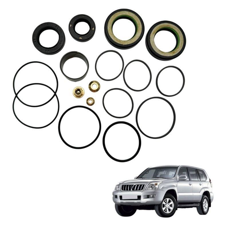 A81P-Car Power Steering Gear Gasket Rack& Pinion Repair Kit 04445-35190 For Toyota Land Cruiser Prado 120 4Runner Lexus GX470 05