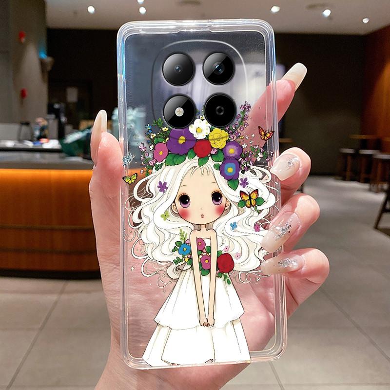 Чехол для телефона для Redmi Note 15 Pro + Plus Note15 15Pro 15Pro+ 5G Чехол Эстетичный Роскошный Милый Крутой Для Мальчиков Девочек Прозрачная Задняя Крышка