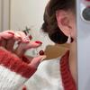 Серьги из 18-каратного золота с жемчужиной в форме капли и цирконием - Элегантный и роскошный дизайн