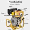 Yitong Power Diesel Sewage Pump 2-4 Inch for Sludge and Ponds, High Flow & Head Capacity