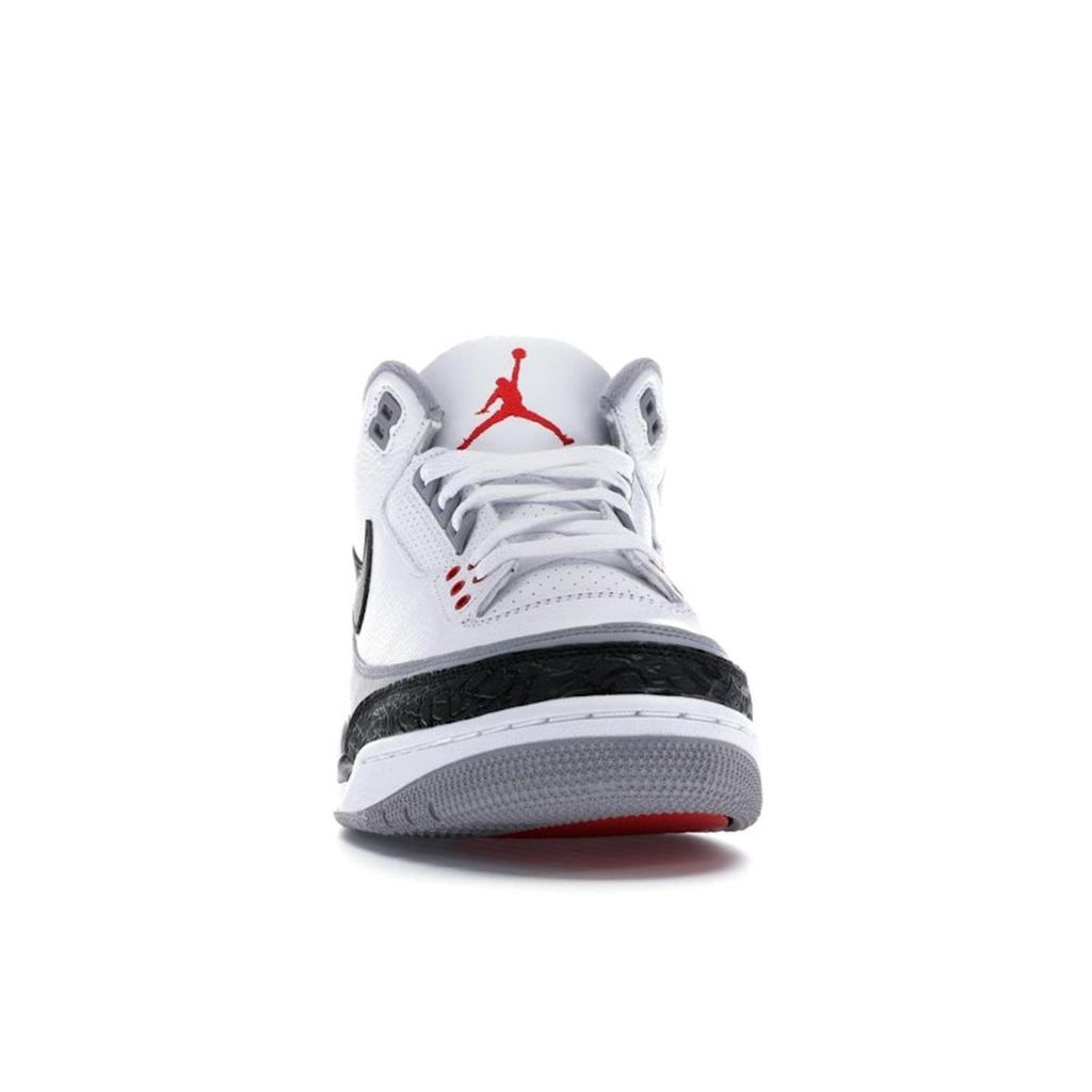 Air Jordan 3 Retro NRG Tinker Men Sneakers White Fire-Red-Cement-Grey-Black AQ3835-160
