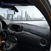 Защитный коврик на панель автомобиля для Abarth 595 695 2012-2025 Для Fiat 500 2012-2019 Летний флисовый с защитой от солнца для леворульных и праворульных автомобилей