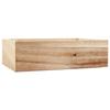 Tirelire en bois - Personnalisable - Transparente - 17 x 12 x 5 cm - Bois naturel