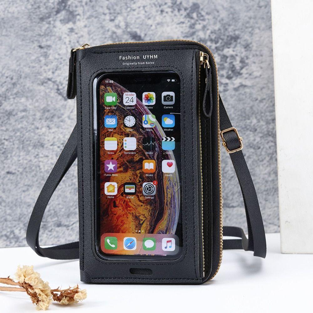 6 Colors Cell Phone Purse Large Capacity Women Wallet Girls Accessories Crossbody Phone Bag  Female