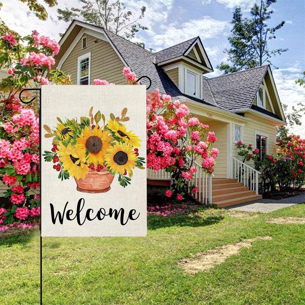 День Праздника Пчелы Флаг Декор Гном Флаг Валентина Гном Крыльцо Сад Флаг