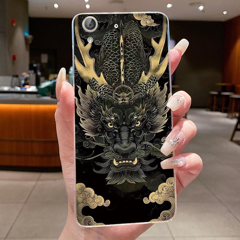 Casing For Huawei Y6 II Y6ii Y6 2 CAM-L21 Phone Case Luxury Dragon Cute Cool Boys Girls Transparent TPU Soft silicone Back Cover