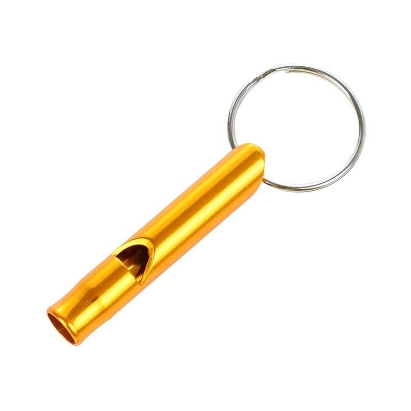 Small Aluminum Alloy Whistle Rescue Whistle Outdoor Survival Whistle Training Whistle