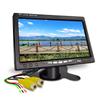 HD 7-дюймовый автомобильный TFT LCD зеркало-монитор с экраном для парковки автомобиля, 2 входа AV, автоматическое управление дисплеем, используется для камеры заднего вида