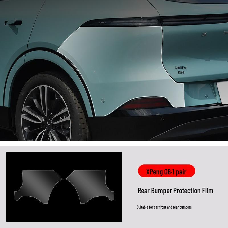 XPeng G6 Invisible Body Wrap: Anti-Scratch TPU Film for Front & Rear Bumpers, Pre-Cut & Transparent