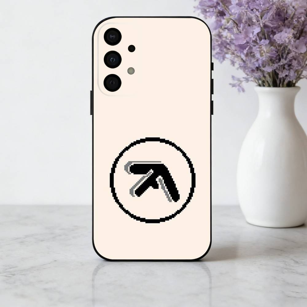 A-Aphex T-Twins-S Логотип A-Art Чехол для телефона для Samsung Galaxy A73,A72,A71,A70,A53,A52,A51,Мягкий силиконовый черный чехол