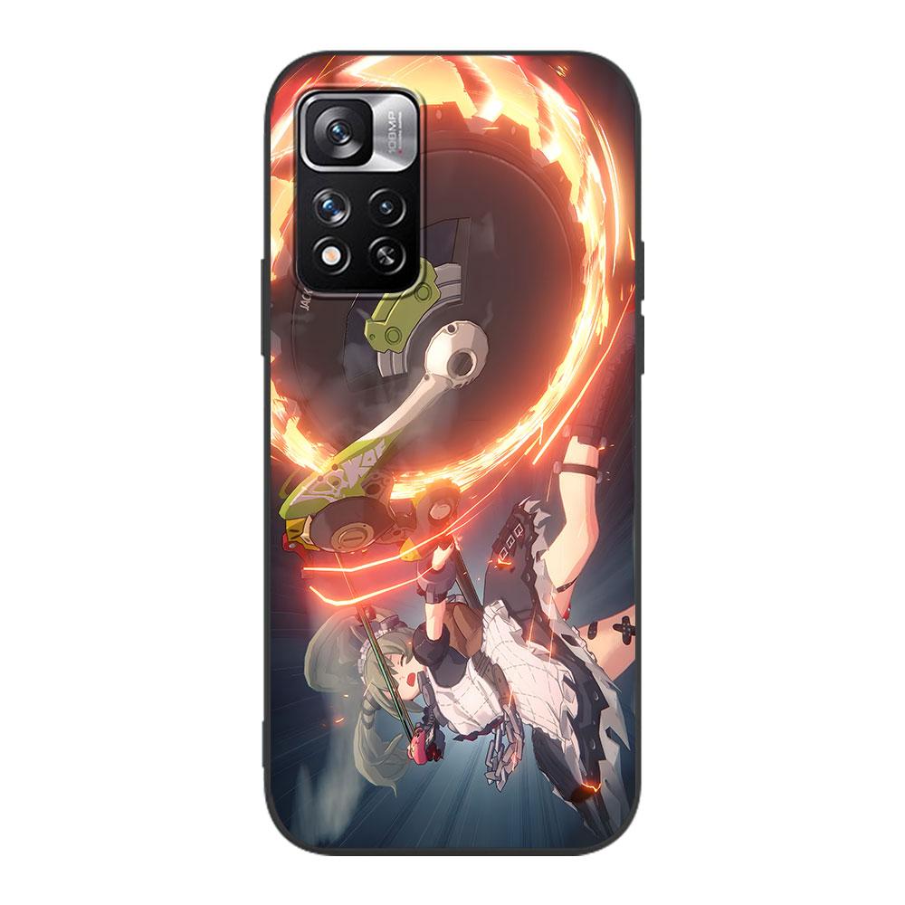 Аниме Zenless Zone Zero Чехол для Xiaomi Redmi 10A 10C 9C 12C 9A 9i 10 12 9 Prime 9T K40 Pro Черный Мягкий ТПУ Чехол для Мобильного Телефона