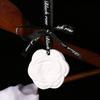 Car Hanging Air Freshener Beautiful White Flower Perfume for Car Styling Aroma Fresh Air Purifier Interior Decorations Ornament