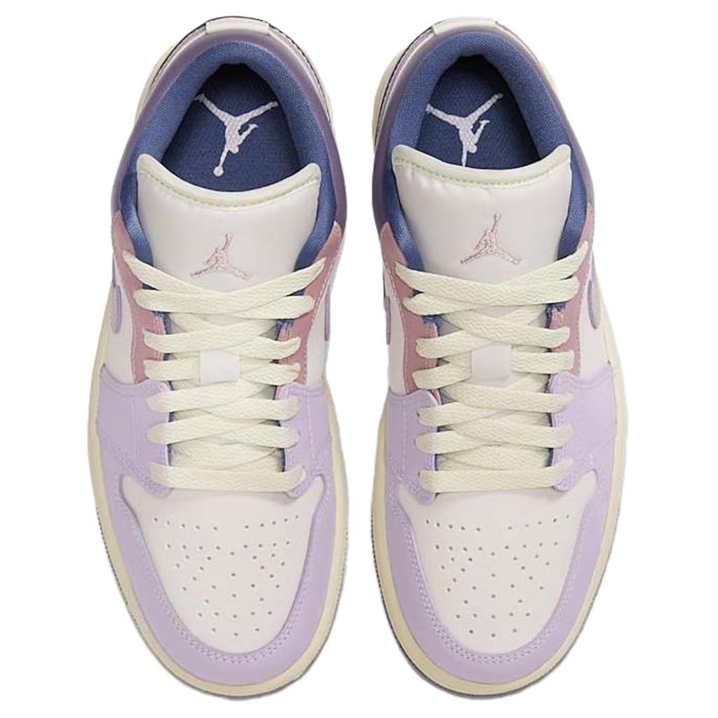 Air Jordan 1 Low Pastel Plum Женские кроссовки Фиолетовый Светло-Мягко-Розовый Сливовый-Туман DZ2768-651