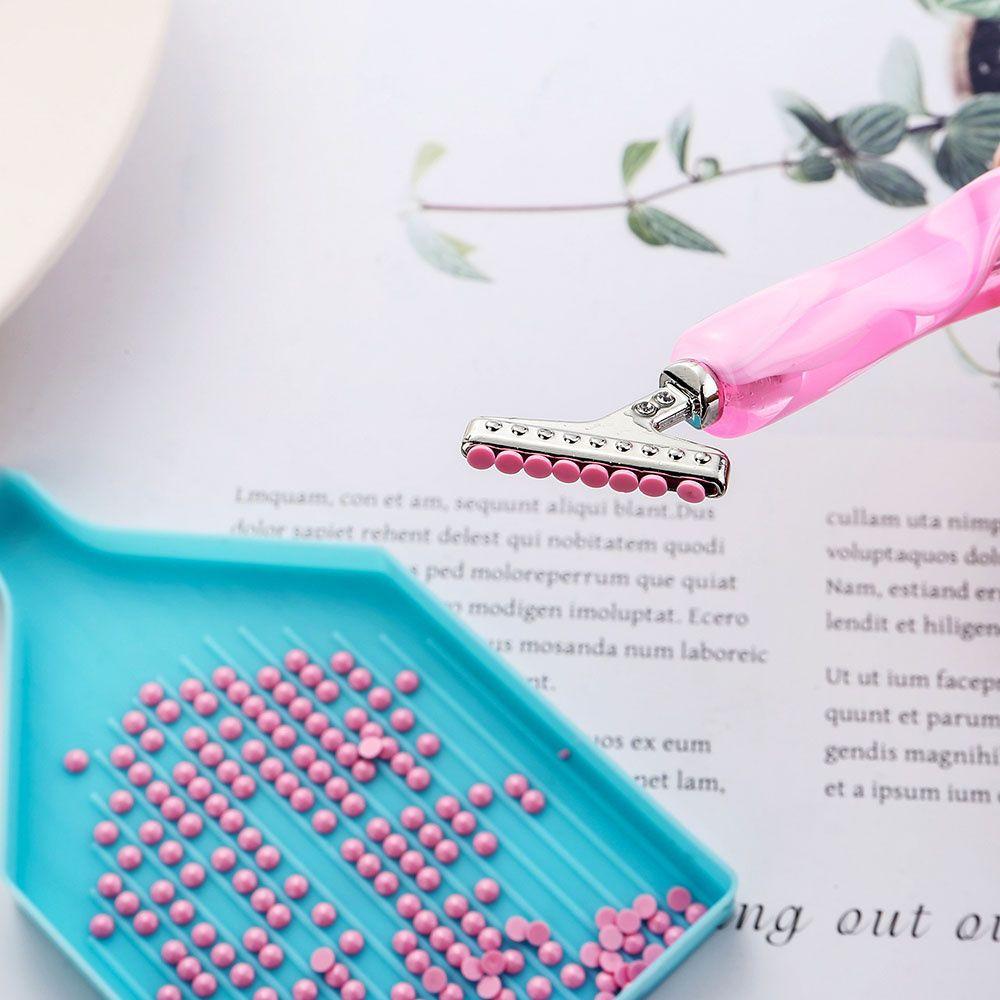 Многоместные насадки для дизайна ногтей, наконечники для ручек с алмазной росписью, наконечники для сверл, сменные насадки для ручек