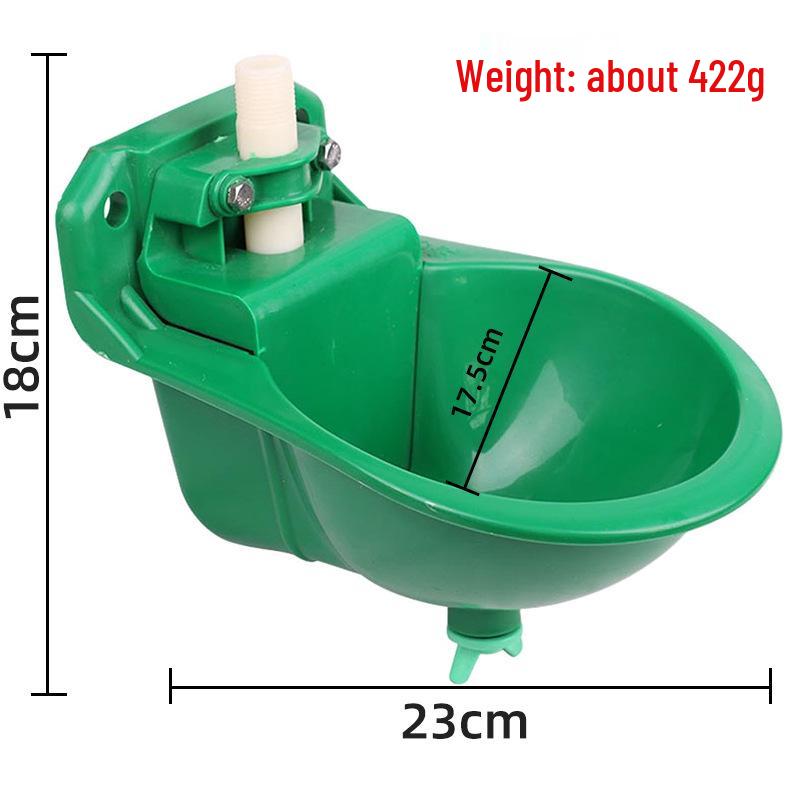 Sheep Farming Equipment: Automatic Sheep Drinker with Thickened Plastic Bowl & Copper Valve