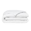 Housse de couette TODAY Essential - 140 x 200 cm - 1 personne - 100% Coton uni - Craie