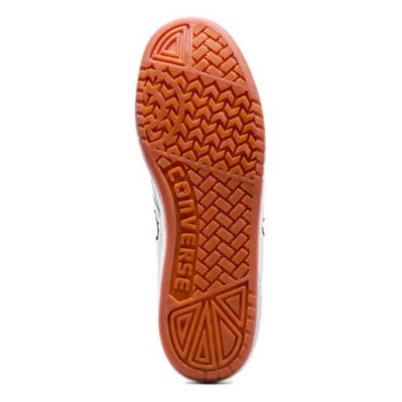 Converse Fastbreak Кожаные Удобные Нескользящие Амортизирующие Износостойкие Полувысокие Кеды для Скейтборда Унисекс Белые Синие