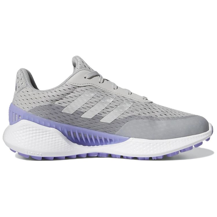 adidas Summervent Бесшипованные Гольф Серый Светло-фиолетовый Женские Кроссовки Серый-Два Серебристый-Металлик GV9749