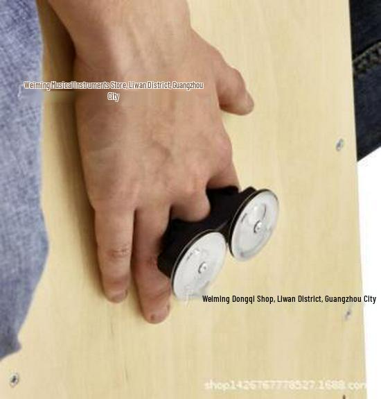Hand-Cranked Metal Finger Percussion Bell Box Drum Companion