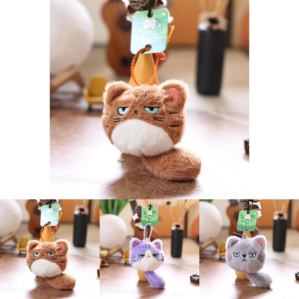 Plush Cat Keychain Toy With Super Soft Short Plush For Kids And Collectors