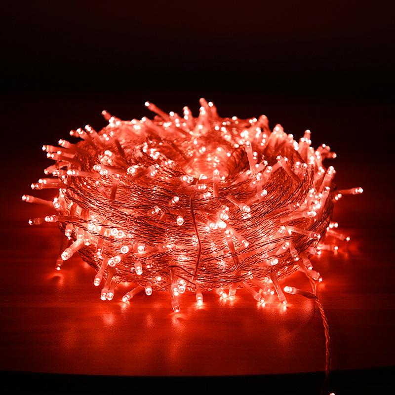 LED Outdoor Christmas Tree Decoration String Lights - Colorful Starry Sky Wedding Luminous Lights Strip