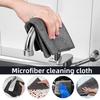 5 шт. Салфетка для протирки из микрофибры, хорошо впитывающая воду, утолщенная, быстросохнущая, для удаления пыли и масла, салфетка для протирки зеркал
