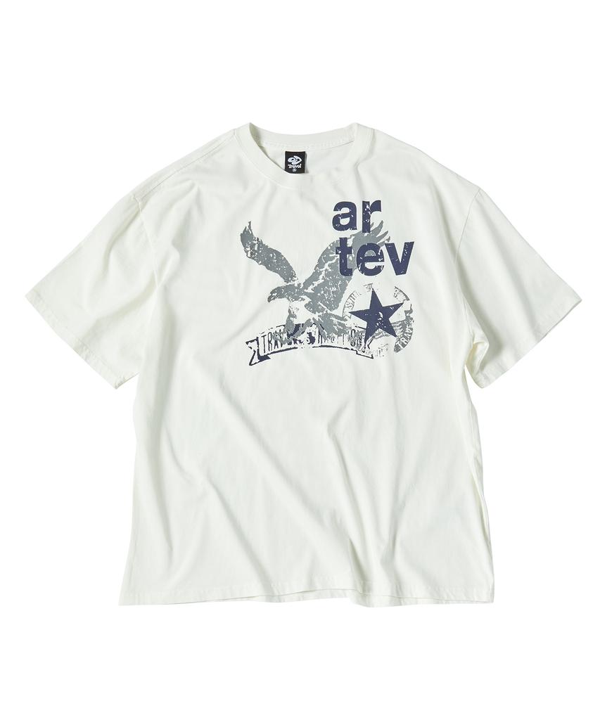 TRAVEL Импераментный Пигмент Футболка с коротким рукавом Кремовый