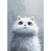 Забавные Милые Улыбающиеся Животные Котёнок Коала Лиса Ягненок Постеры Печать на Холсте Винтажное Настенное Искусство Картина для Гостиной Домашний Декор Подарки