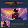 Креативный коврик для мыши из ПУ кожи, очень большой, Dragon Ball, коврик для компьютерной клавиатуры, анимация Сон Гоку, для мальчиков, противоскользящий коврик для мыши, игровой, специальный коврик для стола для киберспорта