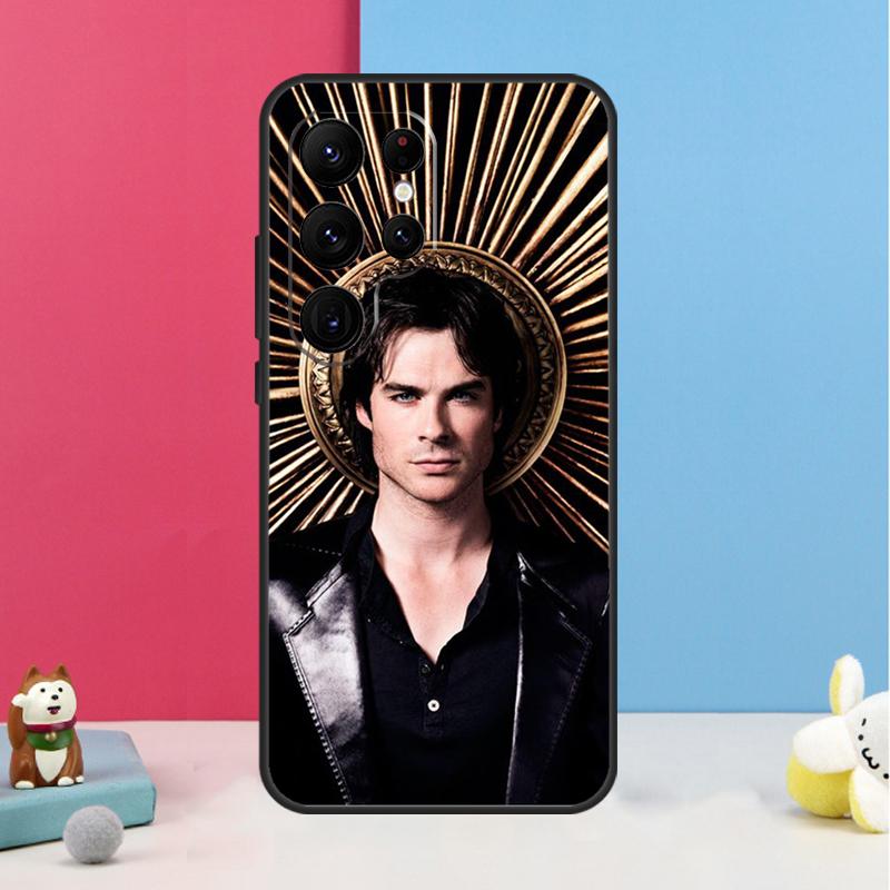 Чехол Damon Salvatore Дневники Вампира для Samsung Galaxy S24 S26 Ultra S20 S21 S22 S23 S25 Plus S10 S25 FE Задняя крышка