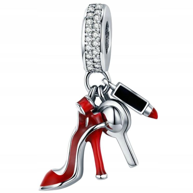Charms 925 Pin Mirror Pendant Bead For Woman Girl