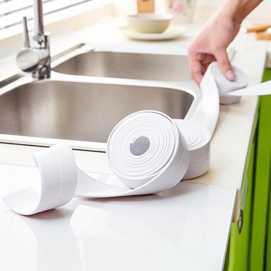 Caulk Tape Self-Adhesive Waterproof Sealant Strip Floor Peel And Stick Caulking Shower Wall Tile