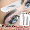 Brow Stickers Waterproof False Eyebrows 4D Hair-like Eyebrow Authentic Eyebrow Tattoo Sticker