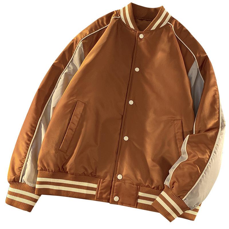 Бейсбольная форма для мужчин, новые осенние и зимние куртки, мужские уличные свободные хлопковые пальто для мужчин