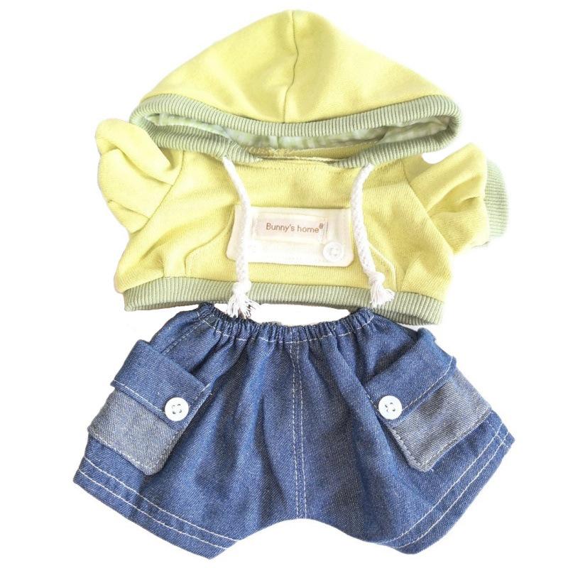Disney 40CM LinaBell Fox Doll Clothes: Universal S Size Hoodie with Drawstring.